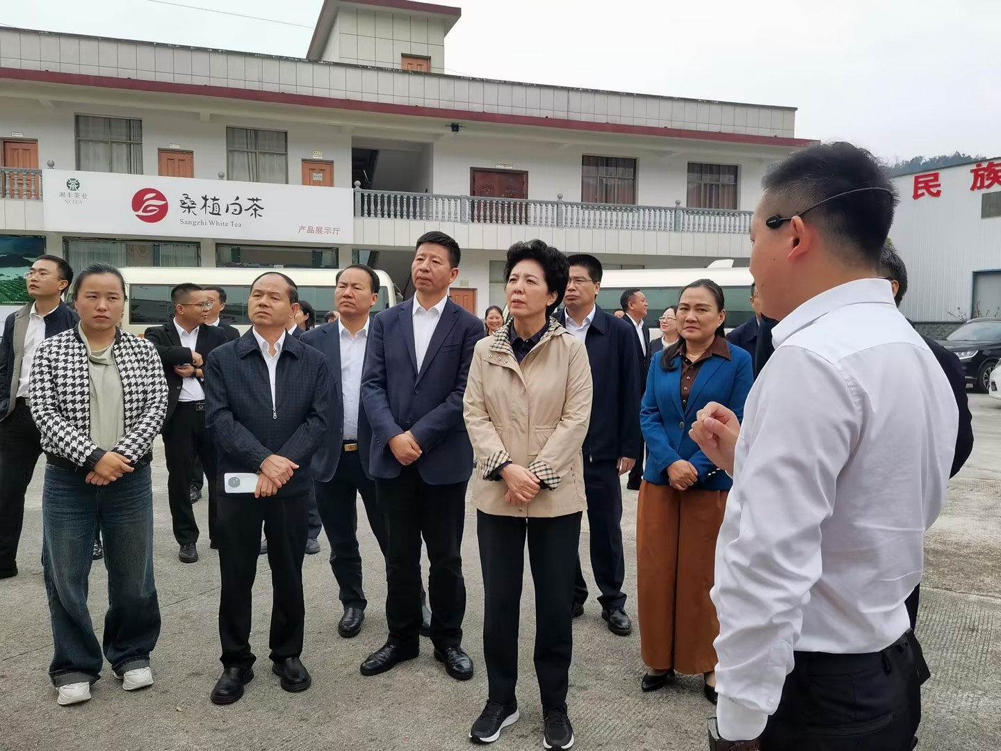 湖南省人大常委會(huì)黨組書記烏蘭帶隊(duì)考察調(diào)研湘豐桑植白茶公司